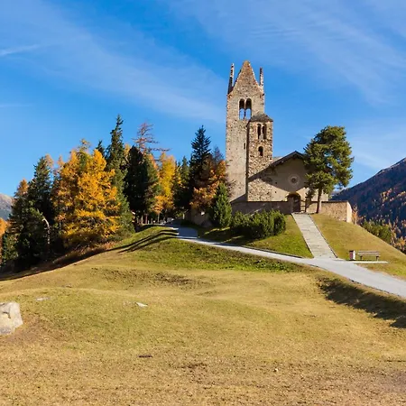 Boutique Moritz For 12 With Sauna Villa Samedan